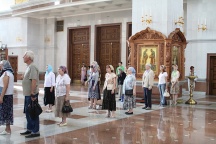Чин погребения Божией Матери в Спасо=Преображенском кафедральном соборе г.Хабаровска. 29 августа 2011г.