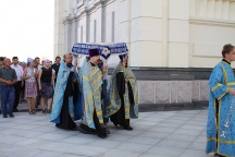 Чин погребения Божией Матери в Спасо=Преображенском кафедральном соборе г.Хабаровска. 29 августа 2011г.