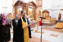 Огонь «Семейного очага» доставили в Спасо-Преображенский кафедральный собор 29 января 2024 г.