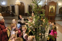 Елка в русском стиле в главном соборе края 3 января 2025 г. Елка в русском стиле в главном соборе края 3 января 2025 г.