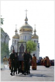 Начало юбилейного крестного хода в г. Хабаровске (17 мая 2008 года)