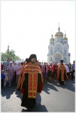 Начало юбилейного крестного хода в г. Хабаровске (17 мая 2008 года)